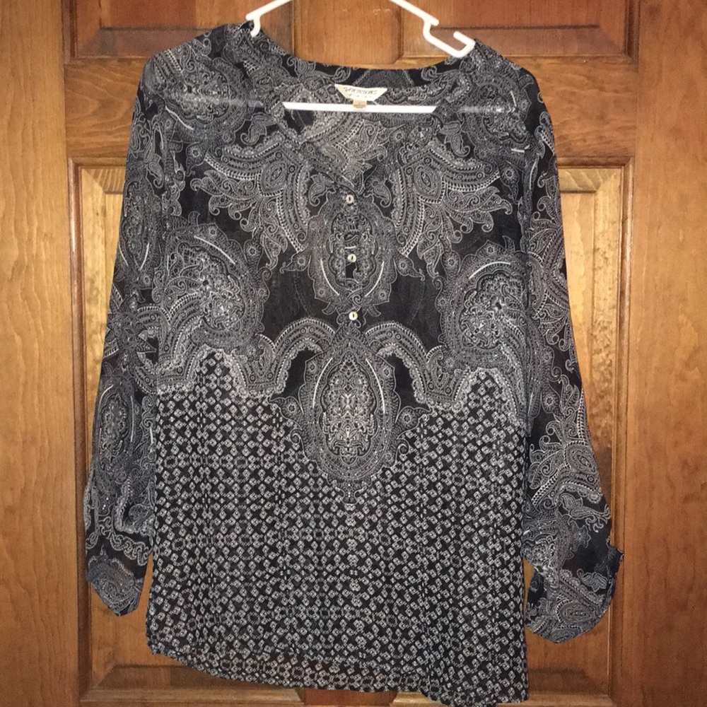 Tantrums sheer blouse